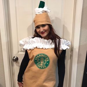 Frappuccino women’s costume. Size 4/6 in women’s.